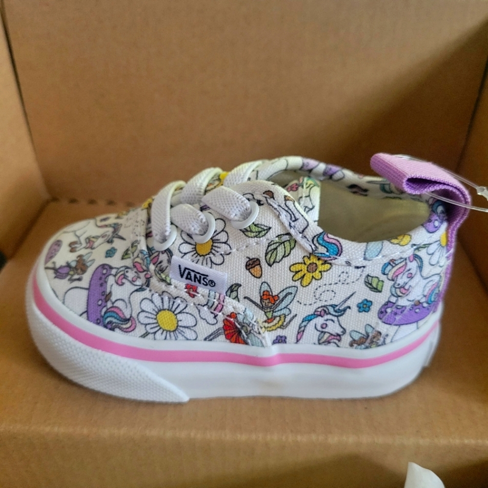 Vans Authentic Elas-Fairy Tale Baby Shoes NWOT